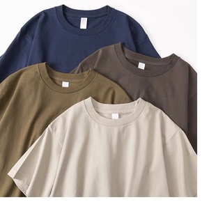 เสื้อยืดผ้าฝ้ายโอเวอร์ไซส์สำหรับผู้ชายใส่ได้ทั้งชายและหญิง - Product Image 2