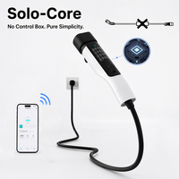 Chargeur EV portable 3,5 kW 7 kW réglable 8A-32A Type 2 pour véhicule électrique, contrôle intelligent par application, fabricant OEM ODM