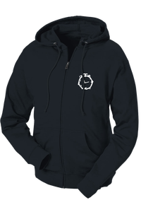 Sudadera con Capucha Casual para Hombre, Sólida, de Invierno, Gruesa, con Bordado Personalizado, 320gsm 420gsm 500gsm 600gsm, Negra - Product Image 2