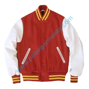 OEM Wholesale Blank Basic <b>Varsity</b> <b>Jacket</b> Trendy <b>Plain</b> <b>Varsity</b> <b>Jacket</b> Premium Quality No Embroidery Bulk Order for Schools Teams - Product Image 1