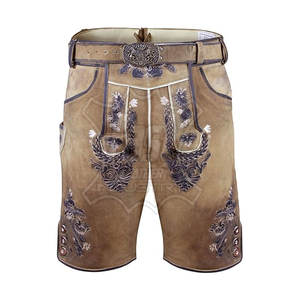 กางเกงเลเดอร์โฮเซินหนังแท้สั่งตัดสำหรับผู้ใหญ่ สีพื้น ดีไซน์โดดเด่น ระบายอากาศได้ดี กางเกงเลเดอร์โฮเซินสไตล์บาวาเรียน - Product Image 1