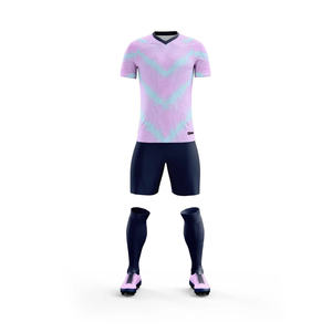 Uniforme de football en polyester respirant et à séchage facile pour hommes, maillot de football personnalisé de haute qualité pour hommes - Product Image 4
