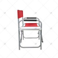 Chaise de camping pliante légère et portable pour extérieur, avec table latérale et porte-gobelet