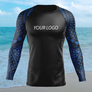 Conjunto de Rashguard de Compresión para Hombre, de Secado Rápido y Transpirable, para Jiu Jitsu, con Logotipo Personalizado - Product Image 2
