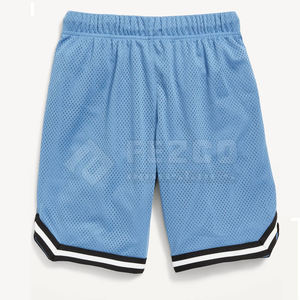 กางเกงขาสั้นตาข่ายสำหรับผู้ชายแบบปรับแต่งได้สไตล์ลำลองสีทึบมีให้เลือก2025ราคาที่ดีที่สุด - Product Image 4