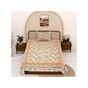 Textura Premium 100% algodón Jacquard 300TC Biodegradable resistente a las arrugas Dropshipping servicio hecho a mano en la India colchas - Product Image 2