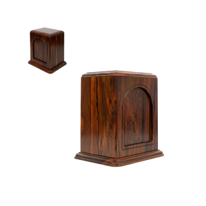 Urne en bois MDF de haute qualité pour cendres humaines Livraison rapide du Vietnam Fourniture funéraire solide et élégante - Product Image 1