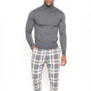 เสื้อคอเต่าผู้ชายทรงปกติ ผ้าสแปนเด็กซ์/โพลีเอสเตอร์/คอตตอน ราคาสุดคุ้ม สินค้ามาใหม่ ระบายอากาศ แห้งเร็ว แขนสั้น สไตล์ลำลอง - Product Image 5