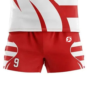 Cómodo conjunto de uniforme de rugby transpirable, diseño personalizado, ropa deportiva de alto peso, logotipo personalizado para mujer, Color 280g, peso de tela - Product Image 5