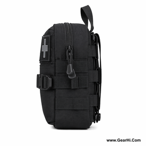 Bolsa de Primeros Auxilios Resistente y Reforzada, Organizador Técnico para Traumatismos, Bolsillo MOLLE para Cuidado de Pacientes, Impermeable 1000D - Product Image 2