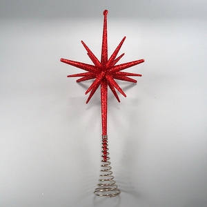 Décoration de noël et nouvel an, Champagne or acrylique 3D étoile à pointes - Product Image 4