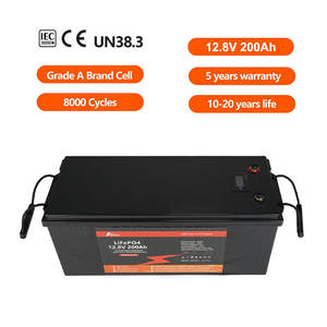 Hbowa baterai Lithium 12V 24V 100AH/200ah dan 400ah dirancang untuk tenaga surya/RV dan penyimpanan tenaga laut - Product Image 1