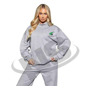 Chándal Deportivo para Mujer, Ligero, Impermeable, Cortavientos, con Logotipo Personalizado, Ropa de Entrenamiento, Invierno, Forro Polar de Algodón, Talla Grande - Product Image 4