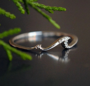 Bague de mariage en diamant cultivé en laboratoire en or 10 carats bijoux en diamant de laboratoire bague de fiançailles ronde cadeau pour son éternité délicate - Product Image 4