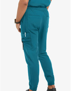 Tenues d'hôpital unisexes en tissu peigné, hauts de blouse à manches courtes, haute qualité, couleur et logo personnalisés, détection des aiguilles - Product Image 2