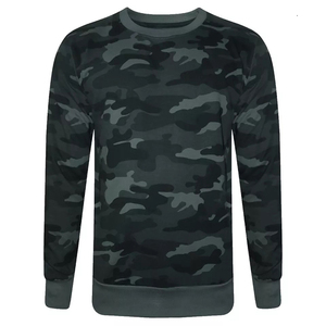 Top tendance qualité classique sweat hommes Streetwear coton mélangé hommes sweat décontracté solide à manches longues sweat hommes - Product Image 2