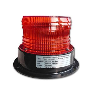 ไฟเตือนทรงกระบอก MS-1112 สีแดง พร้อมไฟ LED กำลังสูง 12 ดวง 220V ไฟแสดงสถานะ วัสดุโลหะและพลาสติก - Product Image 1