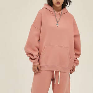 Sweats à capuche personnalisés pour hommes avec impression bouffante de haute qualité pour femmes Sweat à capuche oversize pour femmes - Product Image 6