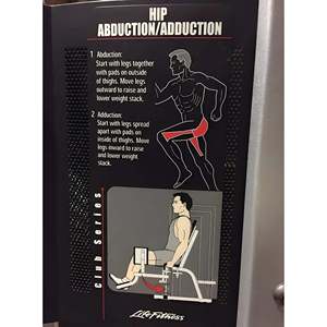 Máquina de Abducción y Aducción de Cadera Remanufacturada Serie Club para Entrenamiento de Fuerza de Muslos Internos y Externos en Gimnasios - Product Image 1