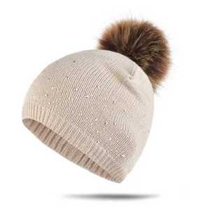 slouchy custom sublimation Printed Log Street wear kit Beanie Cap winter Warm fabric <b>Pompom</b> Knitted beanie <b>hat</b> caps - Product Image 6
