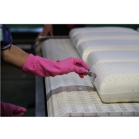 Natürliche Queen-Size Latex Luxus-Matratze Hypoallergen Vietnam-Herkunft 200cm Kühlende Matratzenauflage für Zuhause, Schule, Krankenhaus