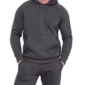 High Quality Men Tracksuit Breathable Plus Size Solid Color Casual Sportswear Men Tracksuit Set OEM Supplier - Product Image 5