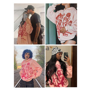 Fabricants de sweats à capuche personnalisés sweat-shirt à capuche uni et vierge 100% coton épais poids lourd 500GSM sweats à capuche surdimensionnés - Product Image 6