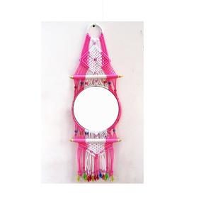 Sustainable Macrame <b>Wall</b> <b>Mirror</b> <b>Decorative</b> and Creative Design Trendy Looks Natural Finishing Christmas Decoration Home Decor - Product Image 6
