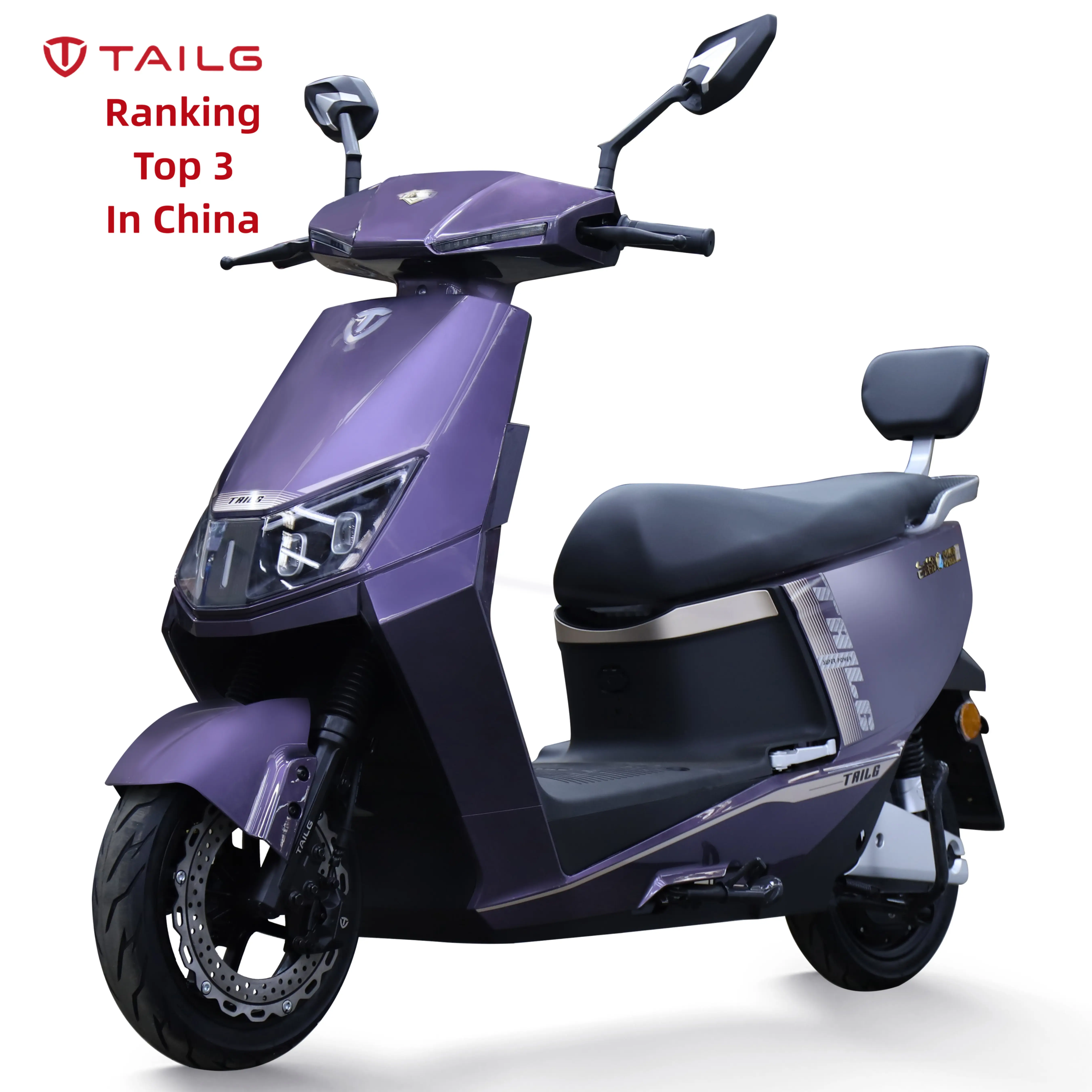 TAILG Chine étanche 60 Km/h haute vitesse 150Km 150cc E cyclomoteur deux roues Sport Scooter vélo électrique motos