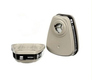3M 6001 Cartouche de vapeur organique Film poly de charbon actif approuvé par le NIOSH pour la protection contre la vapeur organique dans un usage multi-environnement - Product Image 4