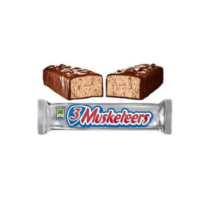 <b>Chocolate</b> Bar 3 M-usketeers Smooth Milk <b>Chocolate</b> with Light & Fluffy <b>Nougat</b>, 50g - Product Image 1