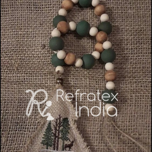 Manufacturer of Wooden Bead <b>Garland</b> from in India By Refratex India - Product Image 1