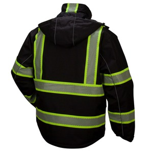Chaqueta de Trabajo de Poliéster 3 en 1 de Primera Calidad, Transpirable, Impermeable, Ignífuga, Antibacteriana, con Capucha Integrada - Product Image 4