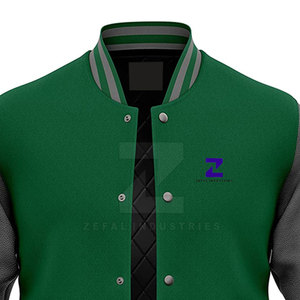 Veste de survêtement pour homme sur mesure, col montant, logo frontal, 100% coton, écologique, respirante, streetwear d'hiver, fabriquée au Pakistan - Product Image 3