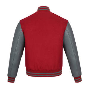 Nouvelle veste en cuir et toile pour homme, sur mesure, logo personnalisé, surdimensionnée, respirante, coupe-vent, légère - Product Image 3