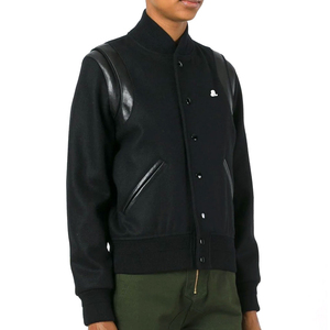 Chaqueta Universitaria de Invierno para Hombre, Nueva, de Alta Calidad, con Cuello Alto, Resistente al Viento, Color y Logotipo Personalizables - Product Image 3