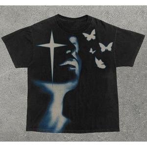 Camiseta de moda personalizada, camisetas de moda de ajuste holgado grande, camisetas de precios competitivos, Camiseta de algodón suave 100% en buenas ofertas - Product Image 3