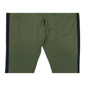 Pantaloni da Jogging in Maglia Verde XL per Uomo, Alla Moda e Antirughe, con Decorazione a Strisce Laterali, Tinti e Lavati Scuro, Motivo Unico - Product Image 3