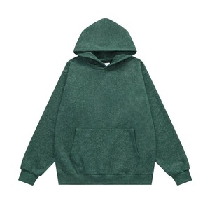 300G Proveedor de China Logotipo personalizado Sudaderas con cremallera completa para hombre Sudadera con capucha con cremallera completa para hombre Sudaderas con capucha de gran tamaño lisas en blanco de lana - Product Image 2
