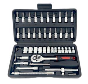 Bộ dụng cụ sửa chữa ô tô, sửa chữa khẩn cấp, bộ dụng cụ sửa chữa xe hơi 46 món, bộ cờ lê ổ cắm 24 răng - Product Image 4