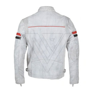 Chaqueta de Cuero PU Elegante y Transpirable para Hombre, Corte Ajustado, Estilo Motero, Cuello Alto, Ropa Exterior Informal de Invierno, Moda Italiana Vintage - Product Image 6
