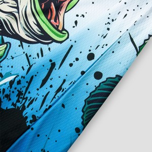 Camisas de Pesca 2025 Anti-UV de Secado Rápido y Transpirables de Spandex/Poliéster para Hombre, Protección Solar UPF 50 de Manga Larga para Verano al Aire Libre con Diseño Animal - Product Image 4