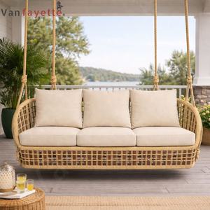 Двухместные садовые качели-гамак, двухместное подвесное кресло-качели, двухместный садовый шезлонг - Product Image 4