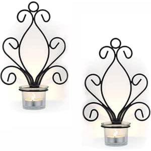 Wholesale Premium Quality Gold Metal Indoor <b>Candle</b> Holder Home Decoration <b>Wall</b> Sconces for Christmas Easter Valentine's Day - Product Image 2