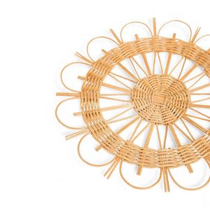 Decoración de Pared Tejida a Mano con Flores Naturales, Decoración Artesanal para Cuarto de Niños - Product Image 2