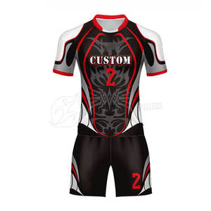 ชุดรักบี้ออกแบบเองได้ ระบายอากาศดี ราคาคุ้มค่า ชุดรักบี้แบบซับลิเมชั่น สำหรับกีฬากลางแจ้ง - Product Image 1