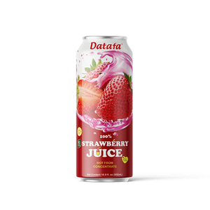 Wholesale Vietnam Tropical Fruit Flavored Juice 100% Juice Strawberry Can <b>Bottle</b> 250ml 330ml OEM/ODM Private Label Accepted - Product Image 1