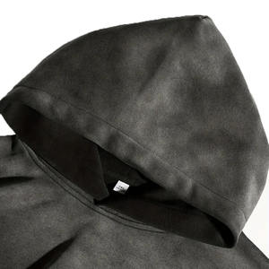 เสื้อฮู้ดดี้และเสื้อสเวตเชิ้ตปักลายคุณภาพพรีเมียม ทนทานสูง สำหรับฤดูหนาว สินค้ามาใหม่ MOQ ต่ำ ทรงโอเวอร์ไซส์ ไหล่ตก สำหรับผู้ชาย - Product Image 5