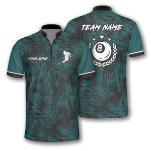 Tissu résistant aux UV, jersey de billard à fermeture éclair - Product Image 3