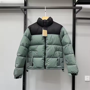 Chaquetas de hombre cálidas con logotipo personalizado chaquetas de invierno burbuja Puffer prendas de vestir exteriores Puffer chaquetas de hombre de manga larga cómodas - Product Image 6